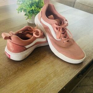Women's Pink Vans Lace-Up Sneakers
